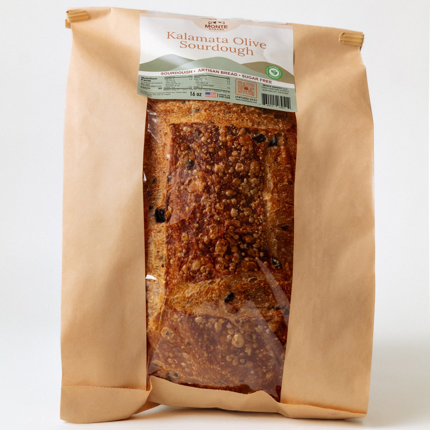 Kalamata olive sourdough