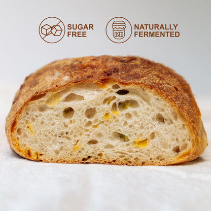 Jalapeno cheddar sourdough